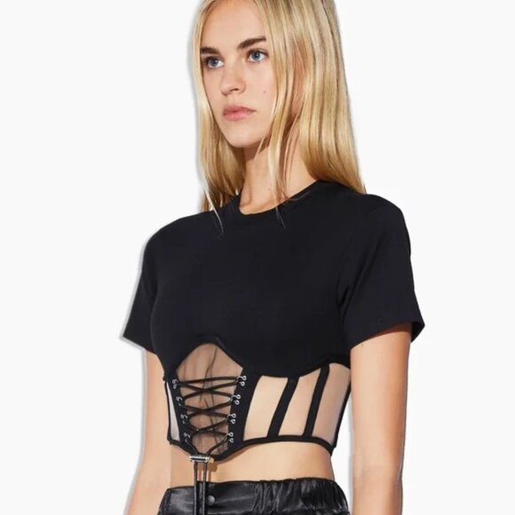 NWT RtA ANGELINA TOP / BLACK
SIZE SMALL - Picture 3 of 6